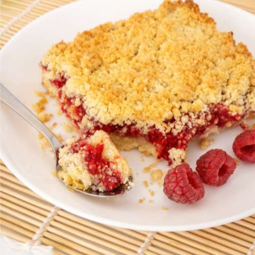 Raspberry Crumb Cake Crust